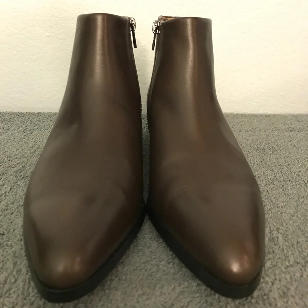 Coach Montana Soft Veg Leather Zip Side Ankle Boot - Picture 3 of 7